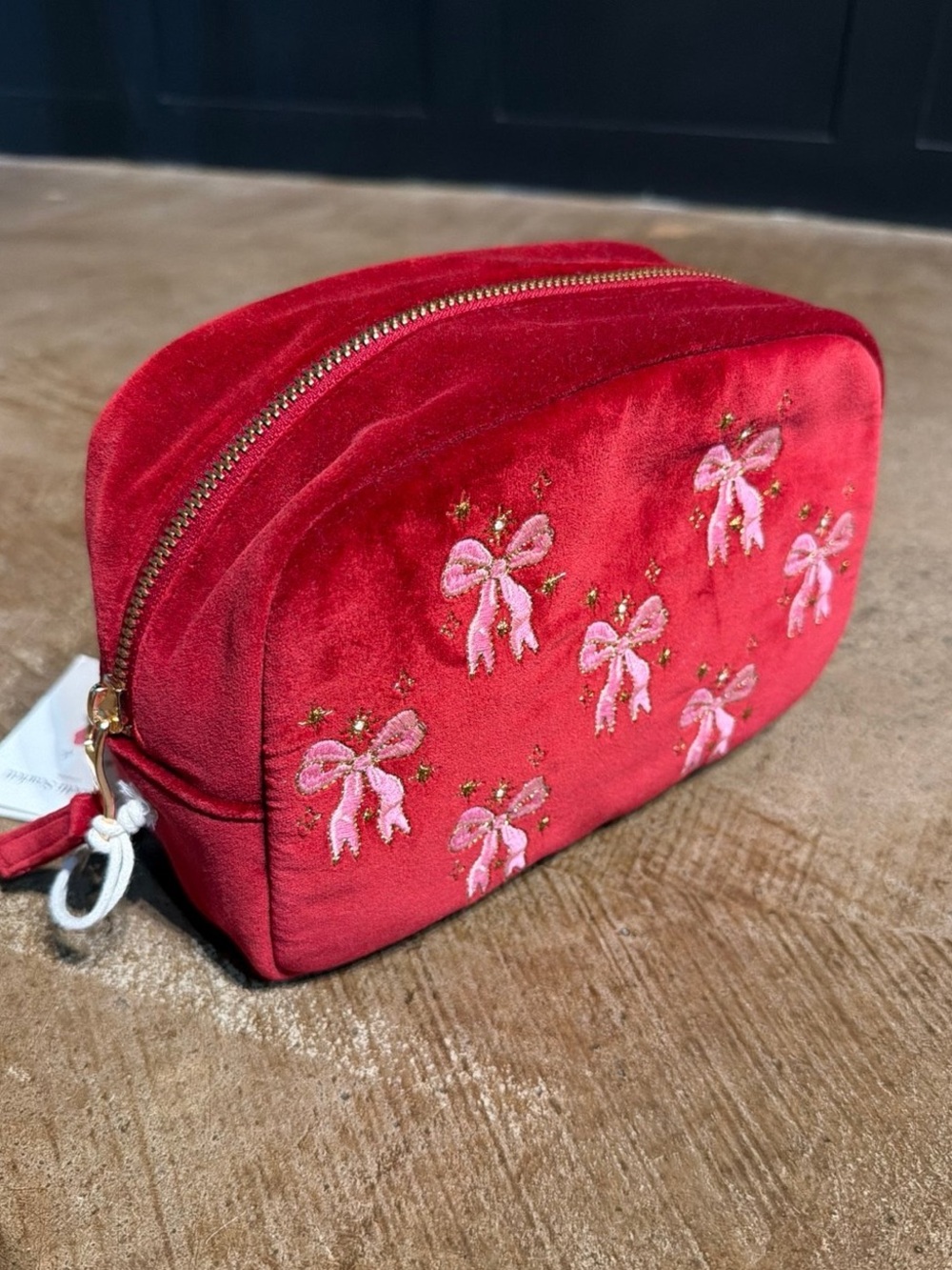 Elizabeth Scarlett Dazzling Bows Makeup Bag